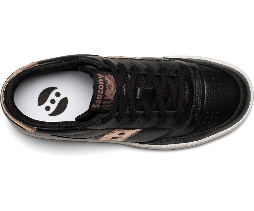 Women's Saucony Jazz Court Originals Black / Rose Gold | Singapore 045LISH